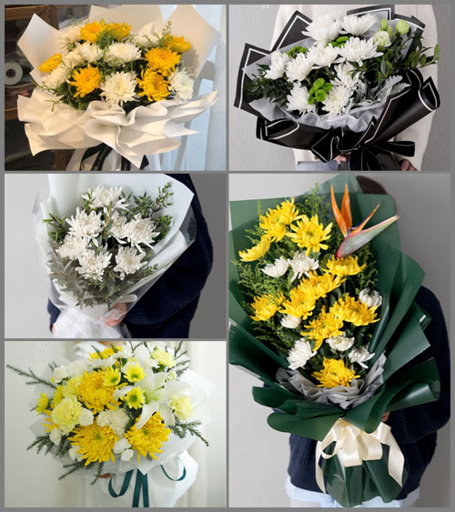江苏南通如皋市九华镇马桥村白事花束代送